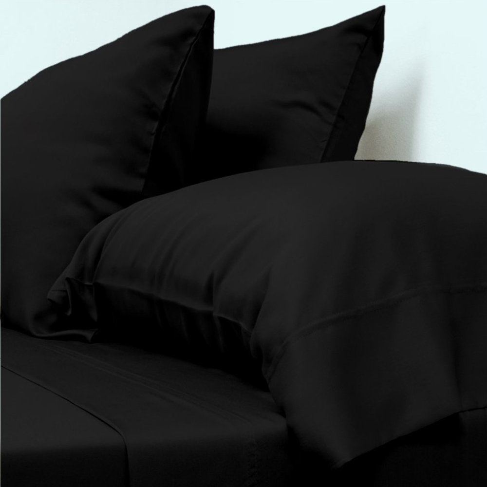Luxury Bamboo 6 Piece Sheet Set, Black